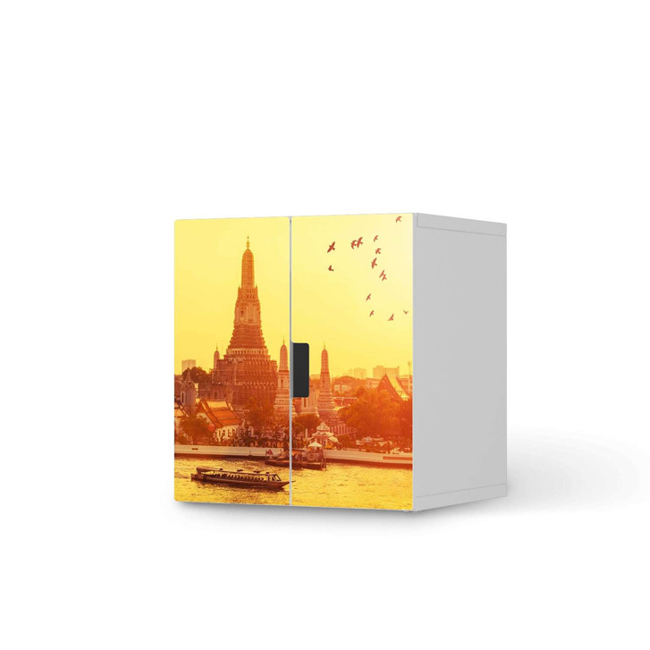 Möbelfolie IKEA Stuva / Malad Schrank - 2 kleine Türen - Bangkok Sunset - CR118941