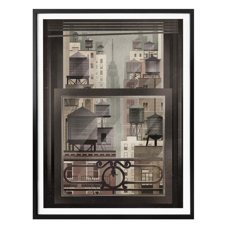 Poster Braun - NYC Watertowers - WA300711