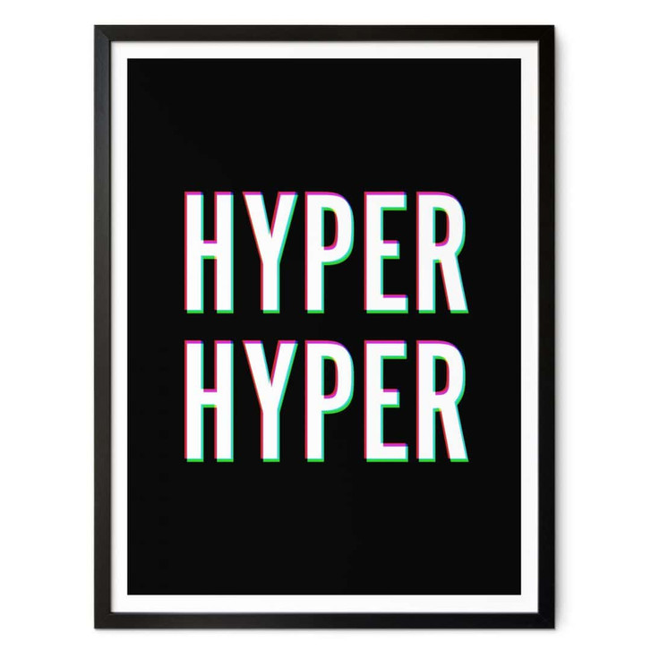Poster Hyper Hyper - Glitch Effekt - WA408697