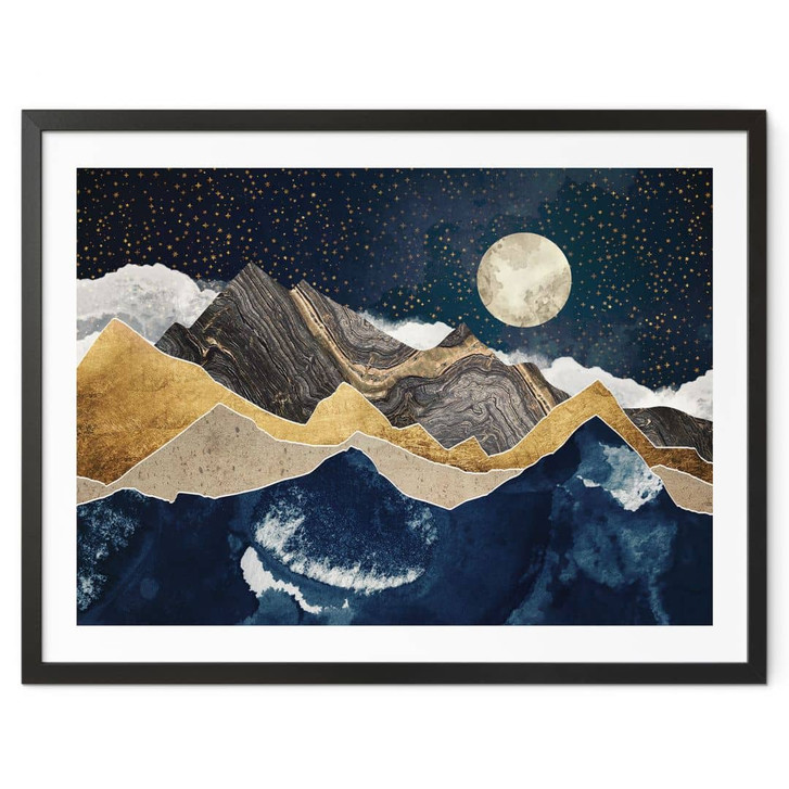 Poster Sternenhimmel im Winter - SpaceFrog Designs - WA417525