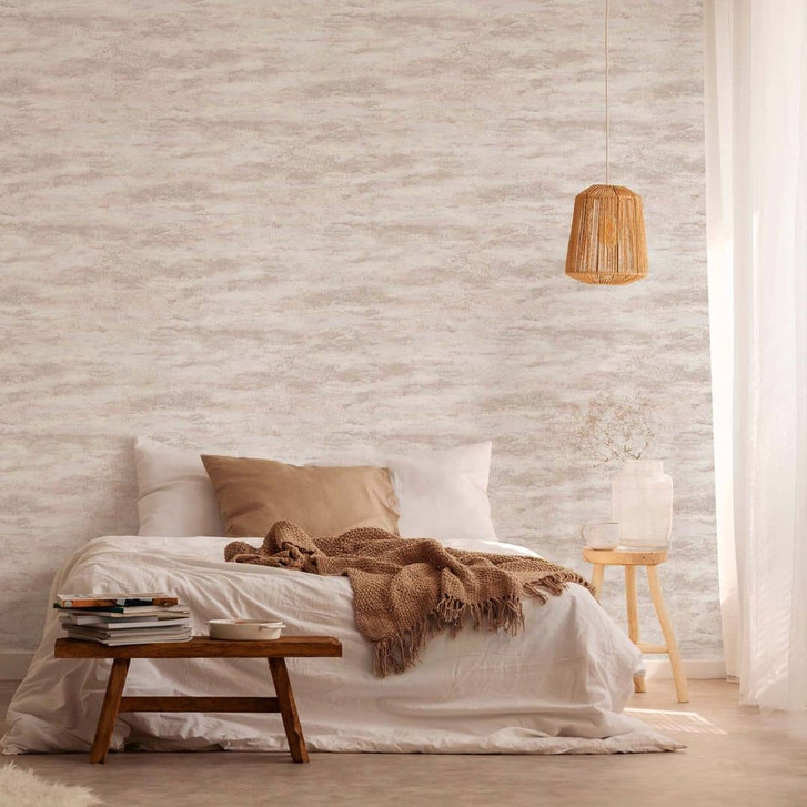 Putzoptik Tapete Weiss Beige - Vliestapete A.S. Création - WA506521