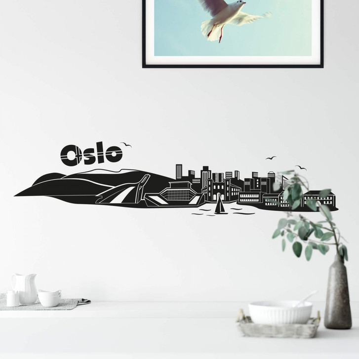 Wandtattoo Oslo Skyline - WA216890