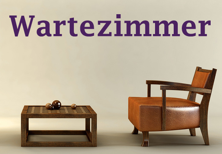 Wandtattoo Wartezimmer 02 - CG10082