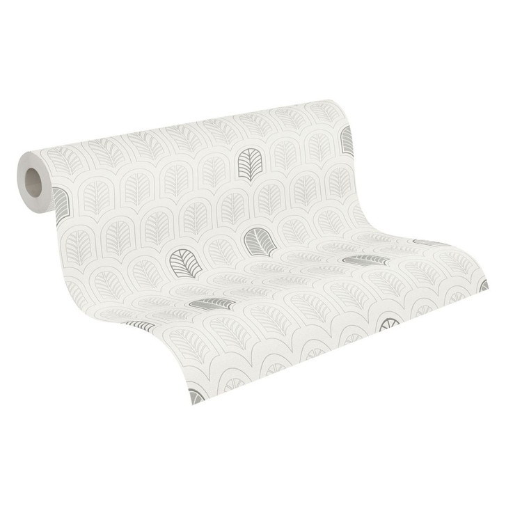 A.S. Création Vliestapete New Life geometrische Tapete weiss, grau, anthrazit - WA305634