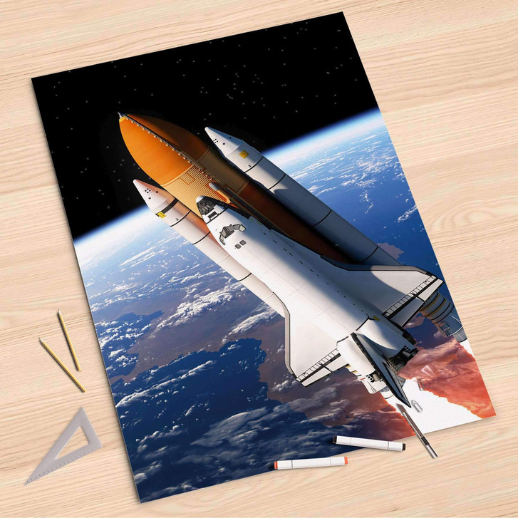 Folienbogen (80x120cm) - Space Traveller - CR107429