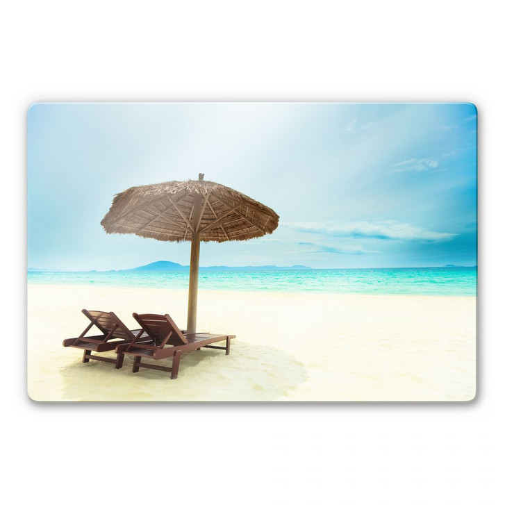 Glasbild Holiday in Paradise - WA123674