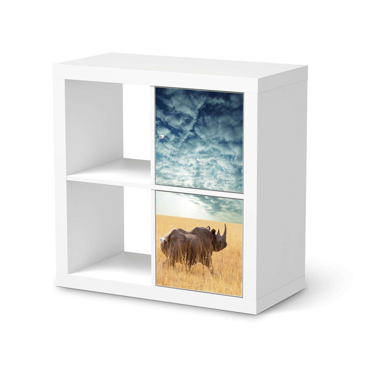 Klebefolie IKEA Expedit Regal 2 Türen (hoch) - Rhino - CR109415