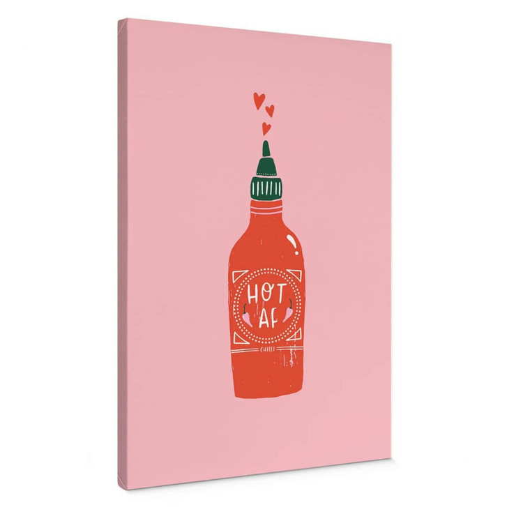 Leinwandbild für die Küche - Scharfe Chili-Sosse - Simmonds - WA417168