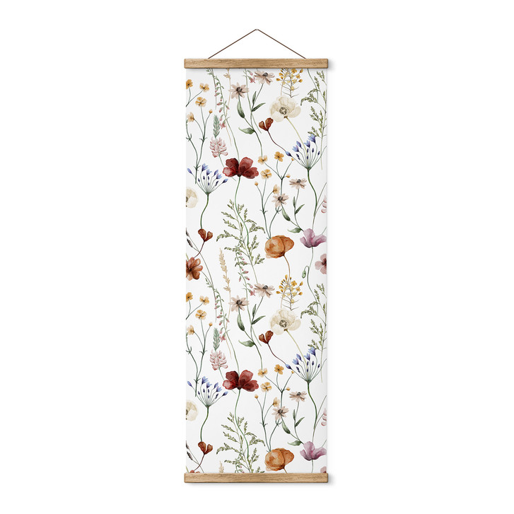 Stoffbild Bunte Wildblumen - UN Designs - Panorama - WA513533