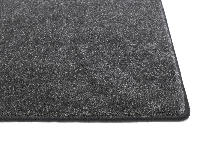 Valetta Hochflor Kettelteppich Wunschmass in Anthrazit - TS495290