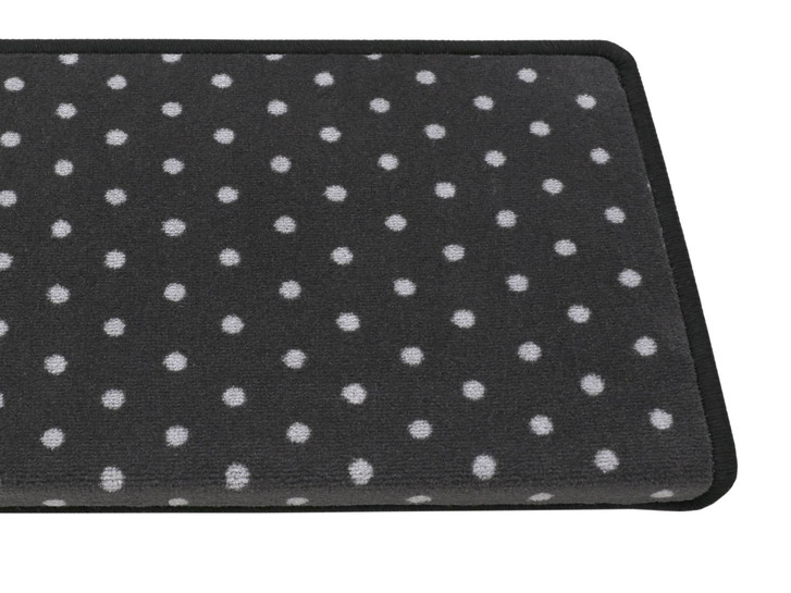Bijou Petticoat Vorwerk Stufenmatte Rechteckig Wunschmass in Schwarz - TS412398
