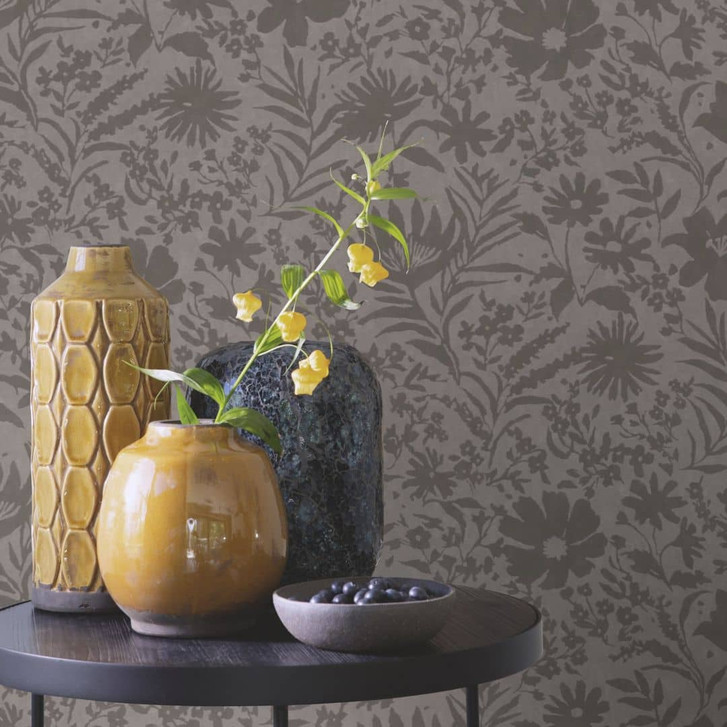 Blumentapete, Vliestapete Paraiso beige - WA428586