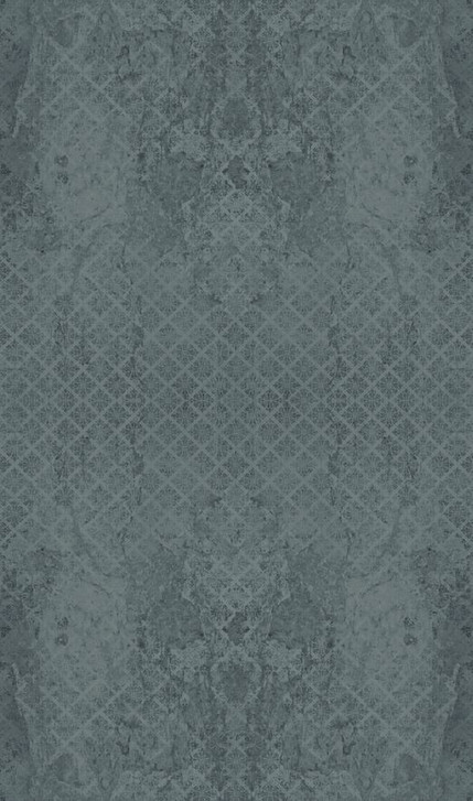 Fototapete mit grafischer Betonoptik Grau Ornamental 2.70 x 1.59m - WA448674