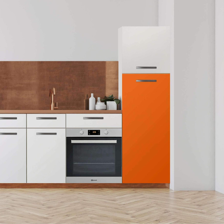 Klebefolie - Hochschrank (60x140cm) - Orange Dark - CR110625