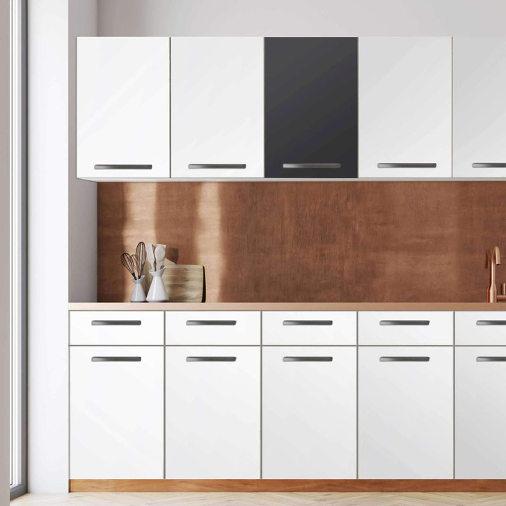 Klebefolie - Wandschrank 40cm Breite - Grau Dark - CR108766