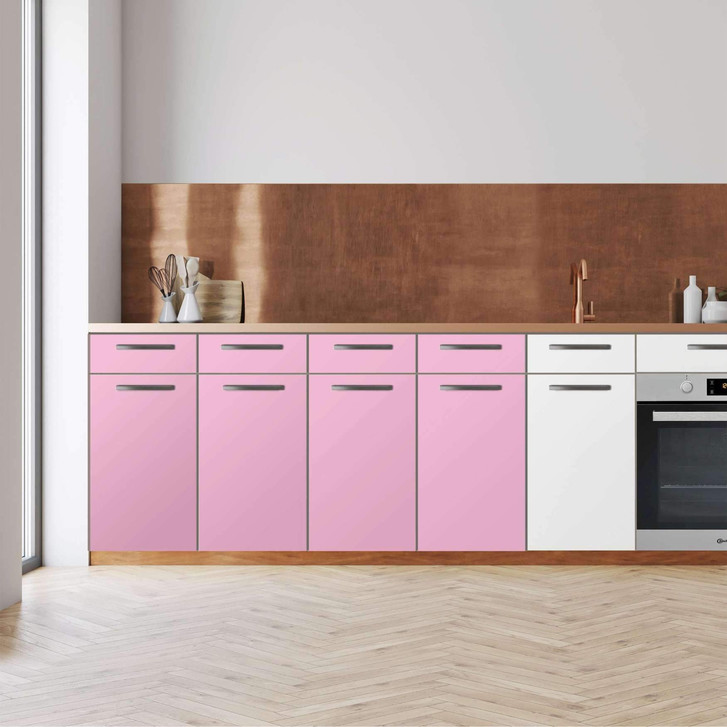Küchenfolie - Unterschrank 160cm Breite - Pink Light - CR112398