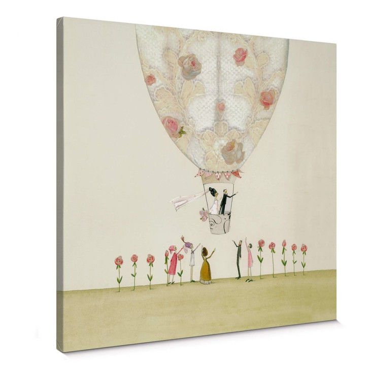 Leinwandbild Leffler - Hochzeitsballon - WA368320