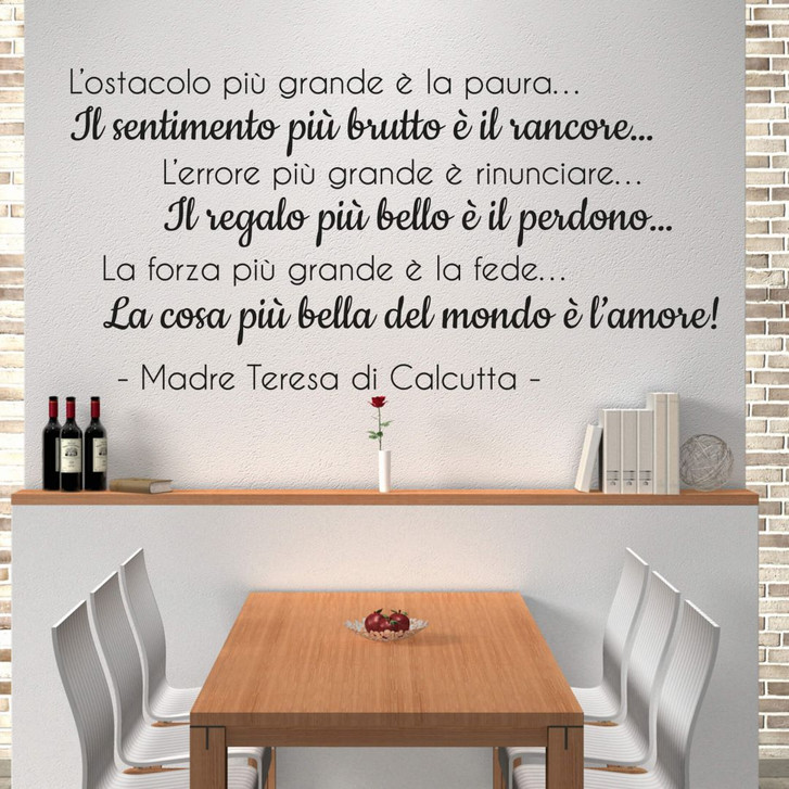 Wandtattoo L' ostacolo più grande... - WA213624