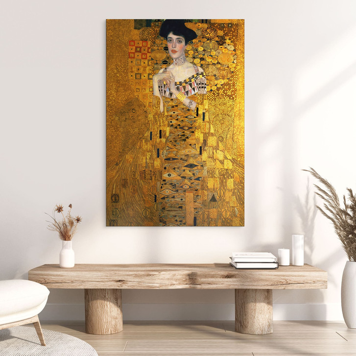 Alu-Dibond gebürstet mit Goldeffekt - Bildnis der Adele Bloch-Bauer - Klimt - WA515077