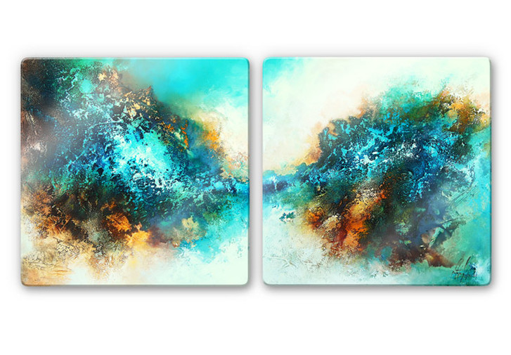 Glasbild Fedrau - In Neptuns Reich (2-teilig) - WA122817