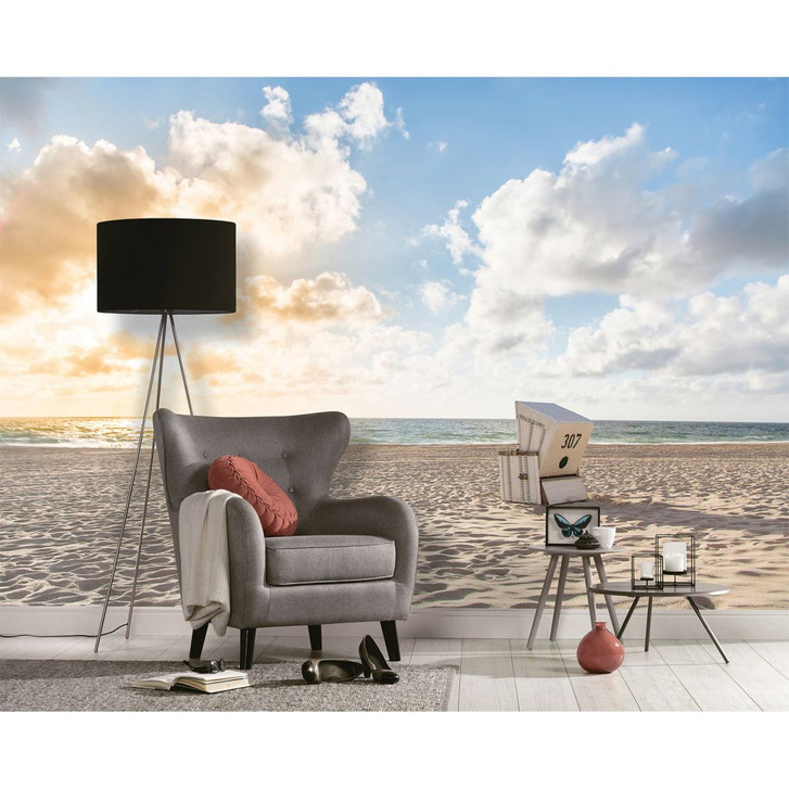 Livingwalls Fototapete Designwalls Beach Chair Strand - WA296289