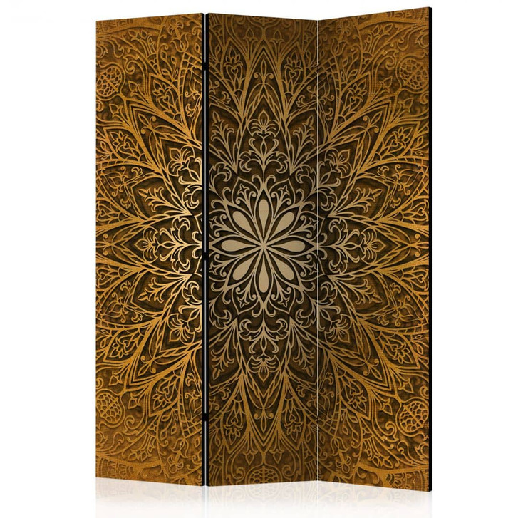 Paravent, Raumteiler freistehend, Trennwand - Heiliger Kreis - 5-teilig 225 x 172 cm - akustisch, beidseitig bedruckt