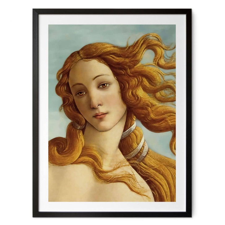 Poster Portrait der Venus - Inspiriert von Botticelli - WA428460