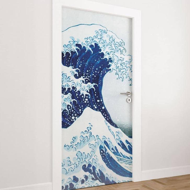 Türfolie Die grosse Welle von Kanagawa - Hokusai - Selbstklebende Türdeko - WA509979