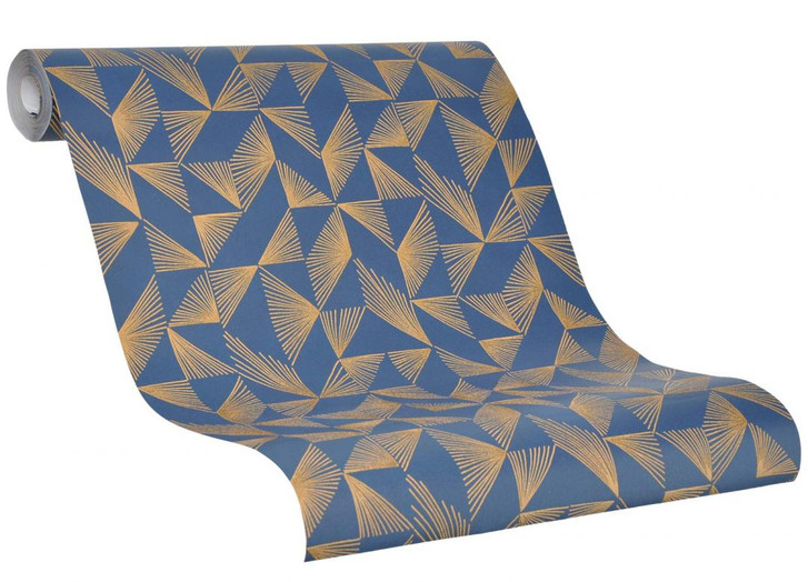 Vliestapete Grafisch Modern in Blau - WA482767