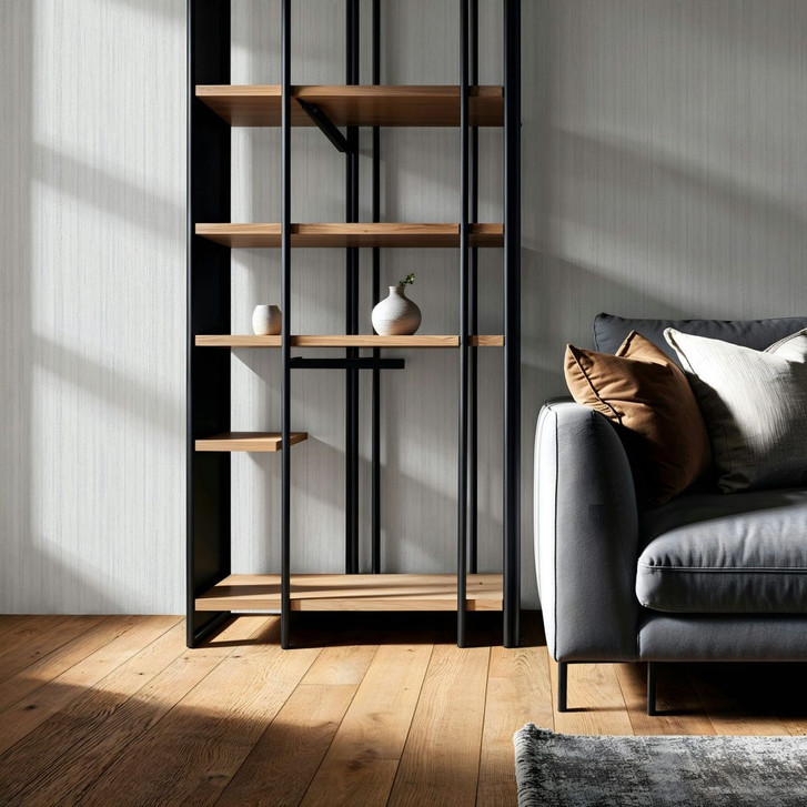 Vliestapete Linien Streifen Modern, Klassisch matt in Grau - Papis Loveday - WA508326