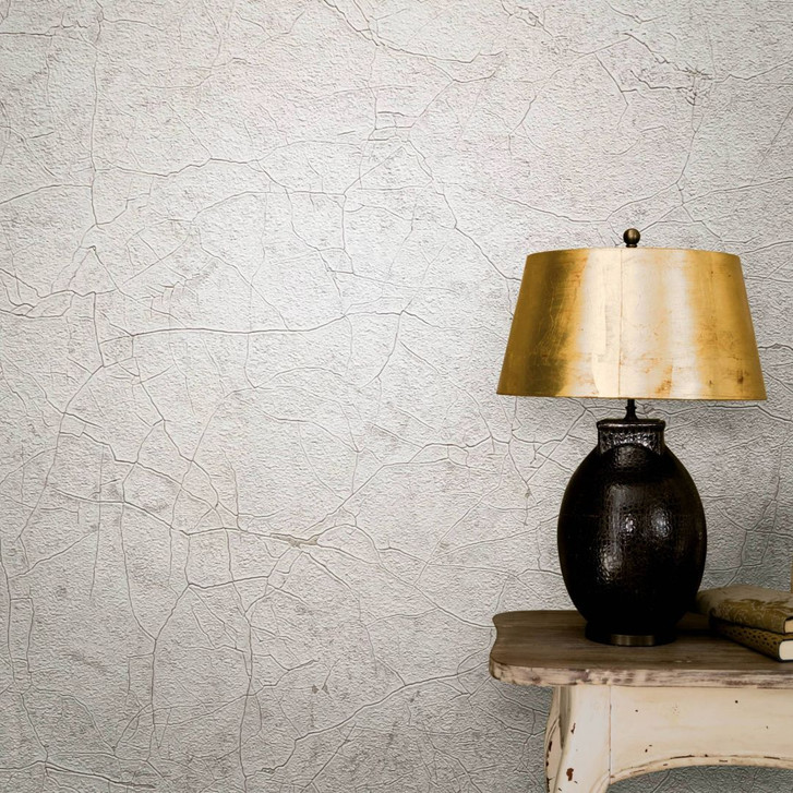 Vliestapete mit feiner chaotischer Linienoptik grau, beige Struktur - WA450254