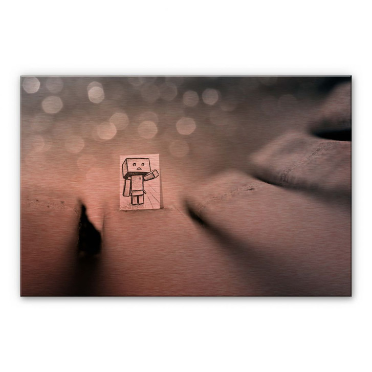 Alu-Dibond Bild mit Kupfereffekt Heine - Sei mein Freund - WA231071