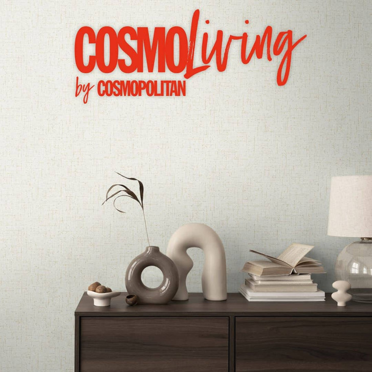 COSMOPOLITAN Tapete Weiss meliert mit Struktur elegante Vliestapete Schlafzimmer - WA480268