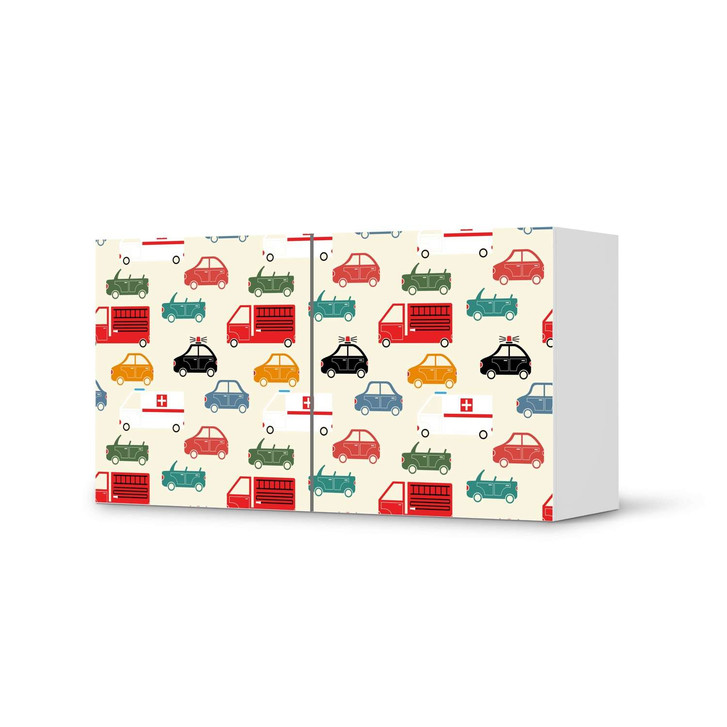 Folie IKEA Besta Regal 2 Türen (quer) - Cars - CR105334