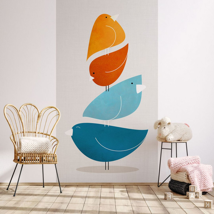 Fototapete Bunte Vögel - Gallagher - WA398579