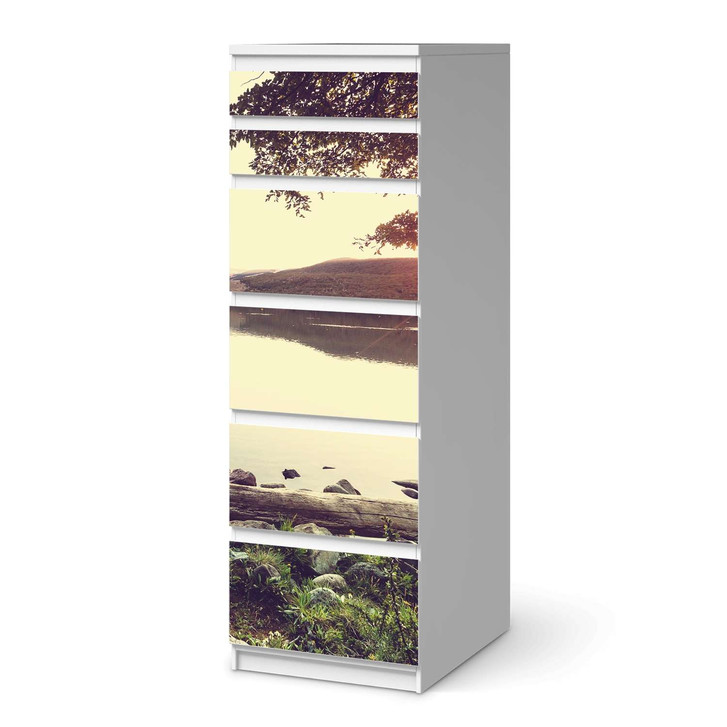 Klebefolie IKEA Malm Kommode 6 Schubladen (schmal) - Seaside Dreams - CR111694