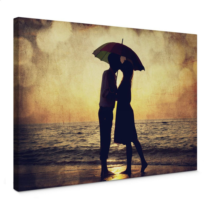 Leinwandbild Liebe im Abendrot - WA368443
