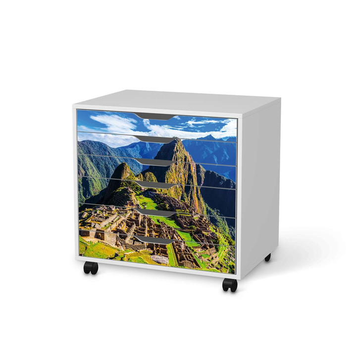 Möbelfolie IKEA Alex Rollcontainer 6 Schubladen - Machu Picchu - CR114239