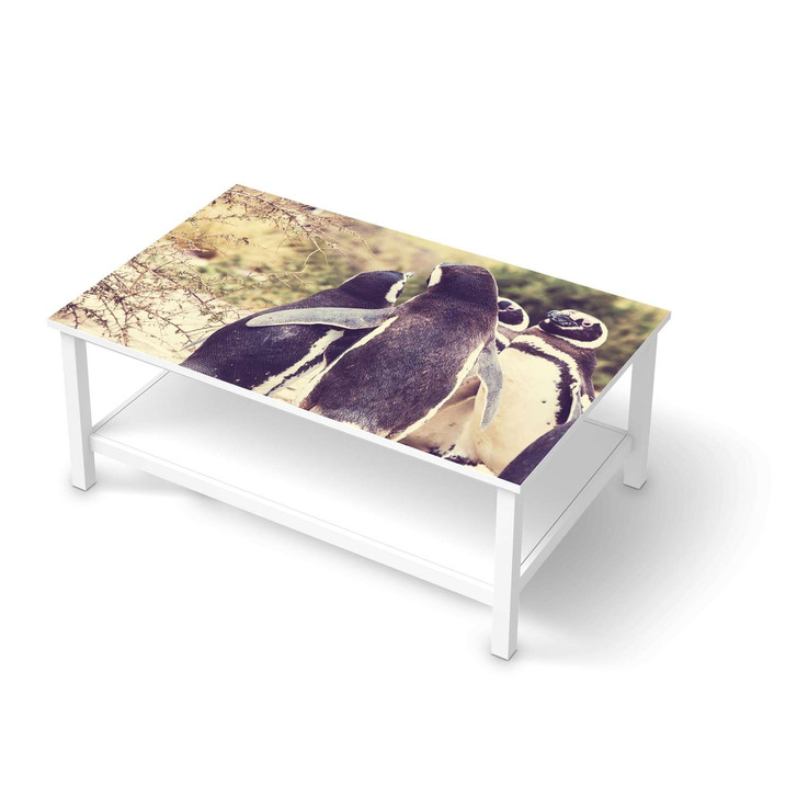 Möbelfolie IKEA Hemnes Tisch 118x75cm - Pingu Friendship - CR114994