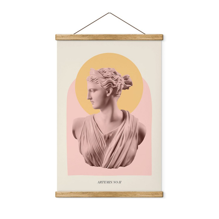 Stoffbild Statue der Göttin Artemis - Grace Digital Art - WA411035