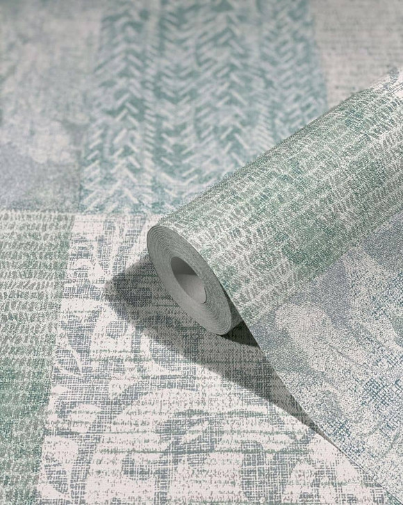 Vliestapete Grafisch Modern in Grün  - WA451247