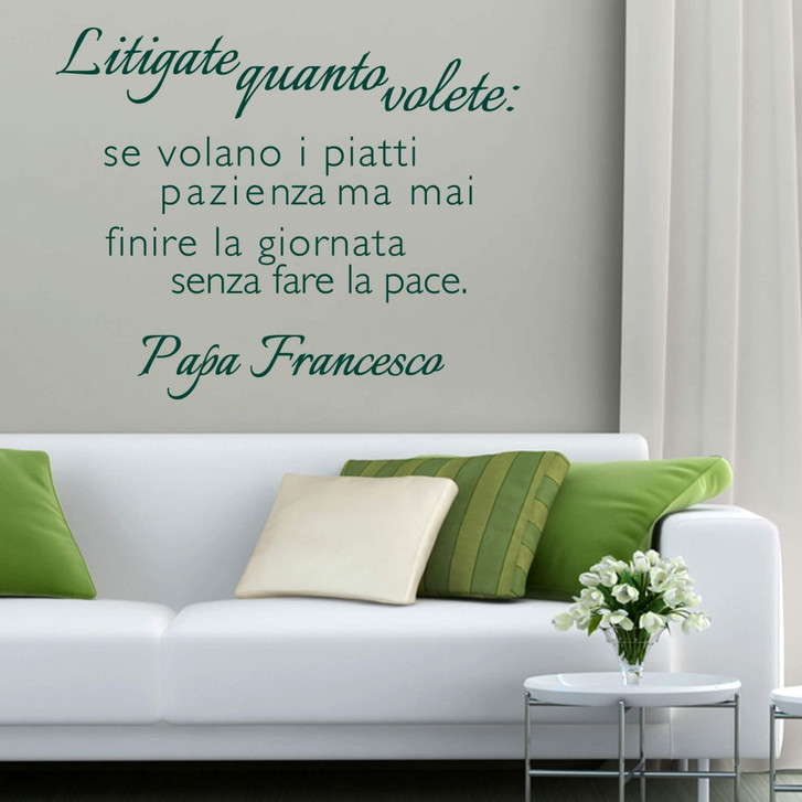 Wandtattoo Litigate quanto volete... - WA214528