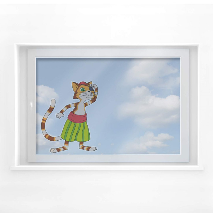 Fensterbild Pettersson und Findus - Findus Ahoi - WA117620