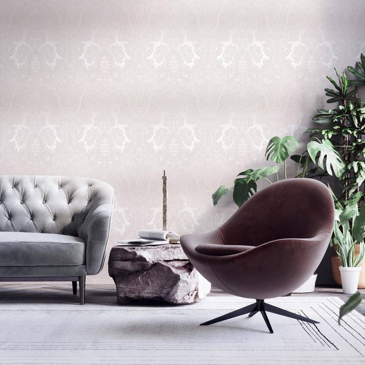 Livingwalls Paisley Tapete My Home My Spa Vliestapete Romantic Home grau - WA341768