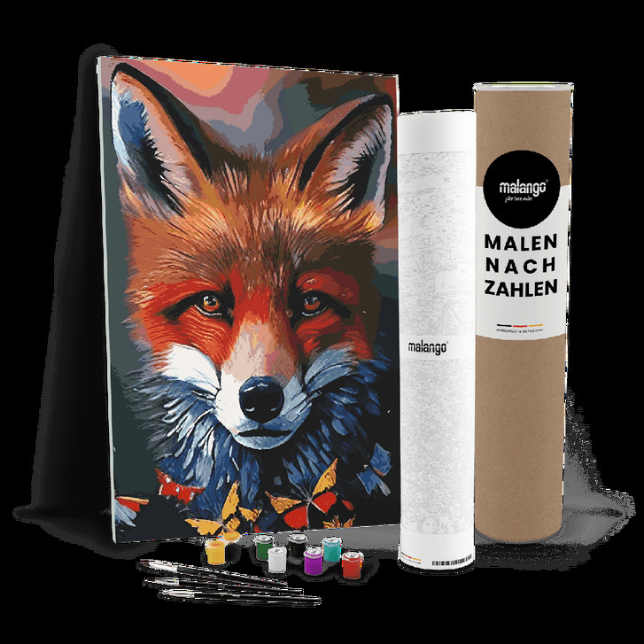 Malen nach Zahlen Leinwandbild - Fuchs Frieda - WA447610