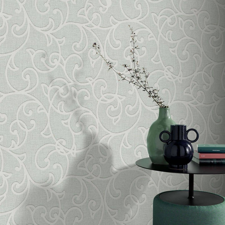 Ornamenttapete Opus grün - WA481615