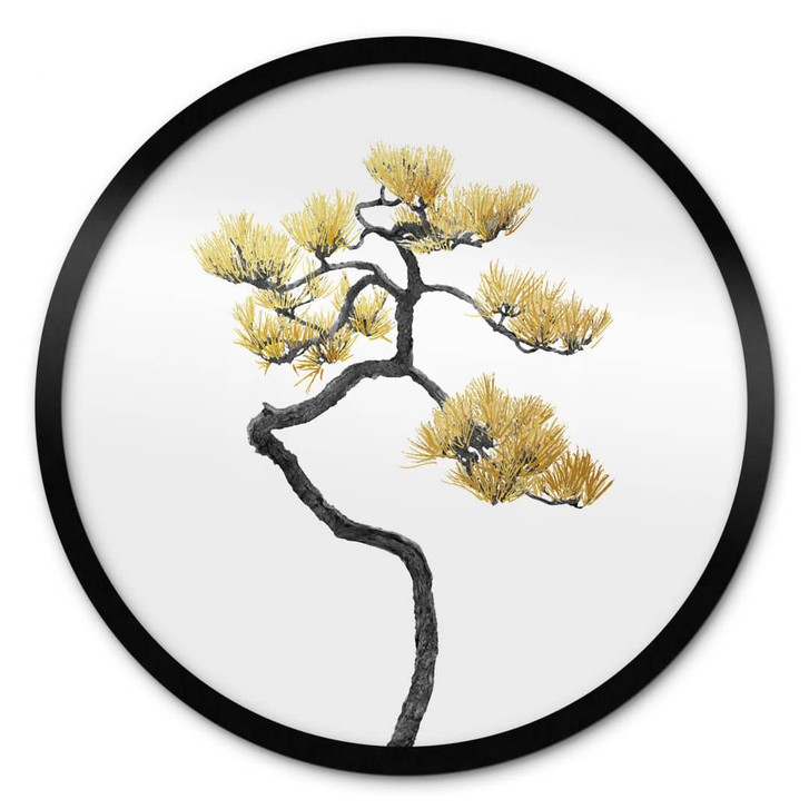 Poster Bonsai in Balance - Amini - Rund - WA406983