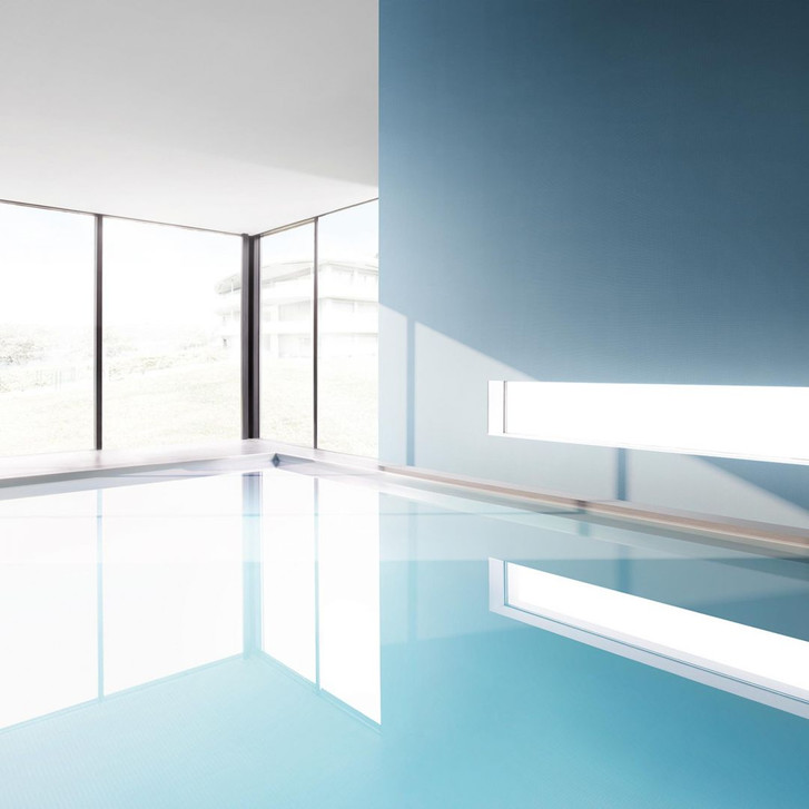 Unitapete, Mustertapete mit Struktur Bauhaus weiss - WA409875