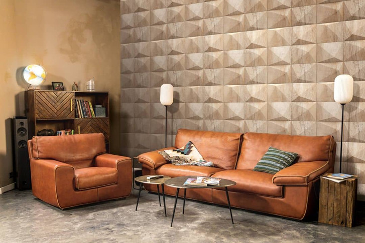 Vliestapete Beige Braun Holzoptik für Wohnzimmer Schlafzimmer Büro marburg Tapete - WA445255