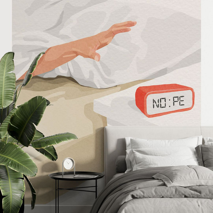 Fototapete Nope - Weckeranzeige am Morgen - Dekel - WA431922